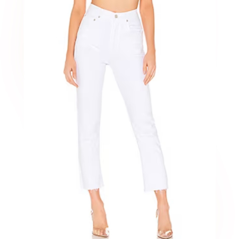 Agolde Riley High Rise Straight Crop Jeans